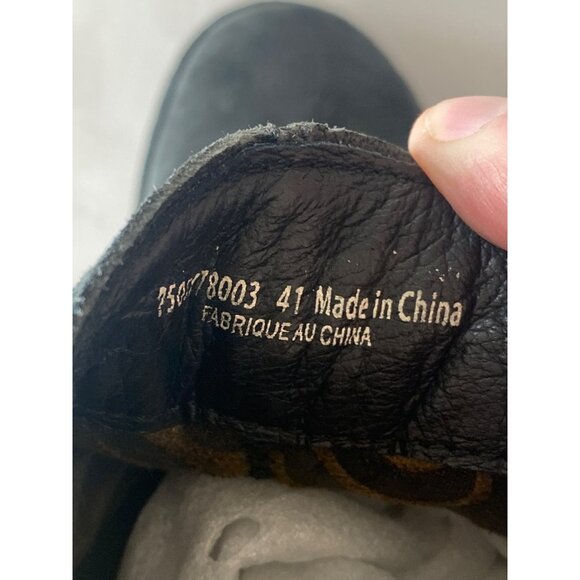 FLY London Leather Ankle Boots - Wote in Black EU 41 US 10 - Picture 8 of 16